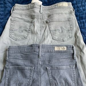 Gray AG Adriano Goldschmied Farrah High Rise Skinny